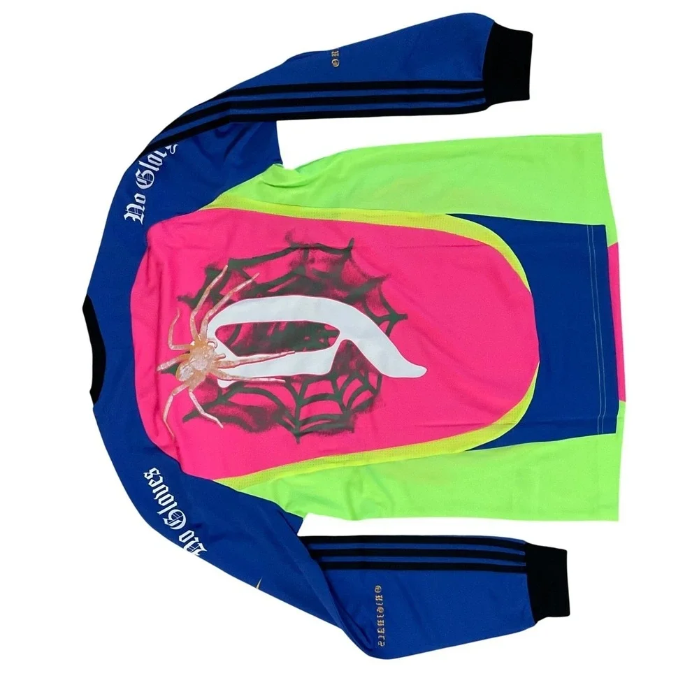 Adidas Graphic LO LS T Mens large  Pink New Jersey Style T-Shirt JW0203